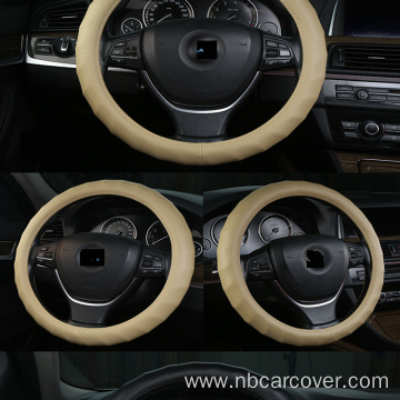 Non-slip and breathable car steering wheel cover